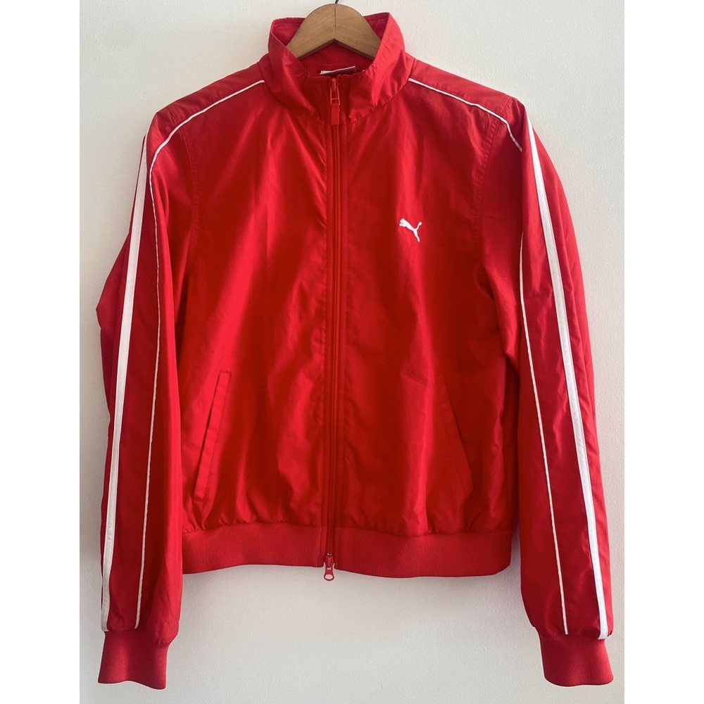 Puma Red Jacket w/ White Stripes
